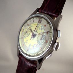 HELBROS２つ目クロノグラフ腕時計