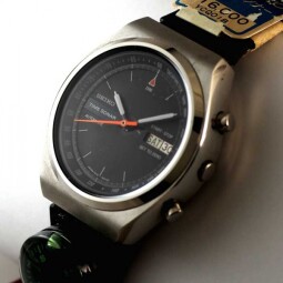 SEIKO TIME SONAR 自動巻腕時計